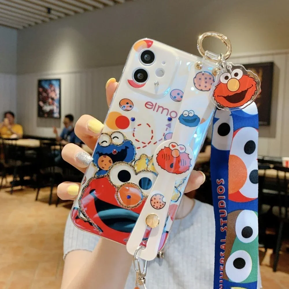 ELMO GLAM iPhone Case w/ Crossbody strap or Lanyard - Picture 5 of 13